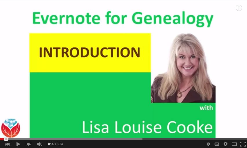 NEW Evernote for Genealogy Video Series