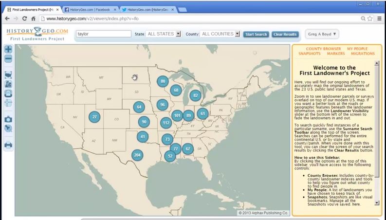 Land Ownership Maps: New Online Property Map Tools for U.S. Genealogy Research