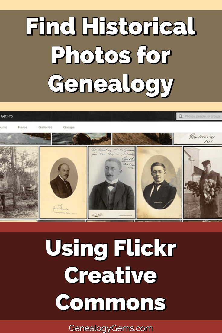 find historical photos for genealogy