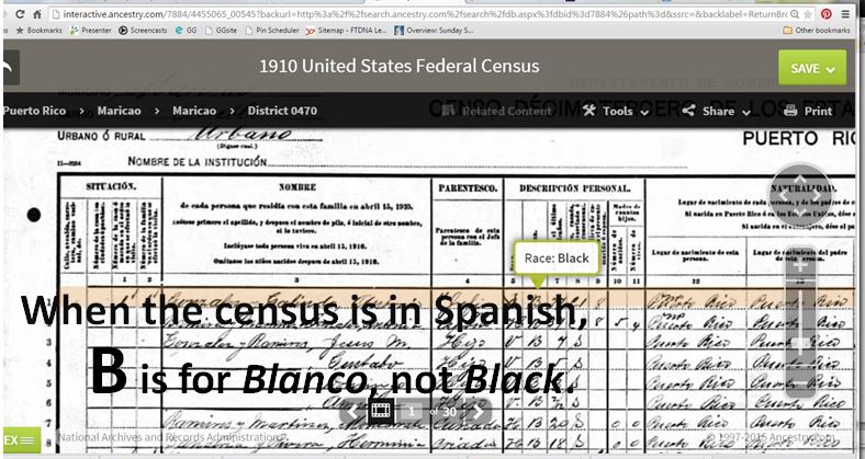 The 1910 Census in Puerto Rico: A Surprising Lesson on Using Census Records for Genealogy