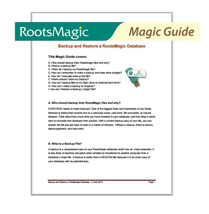 FREE RootsMagic Magic Guides