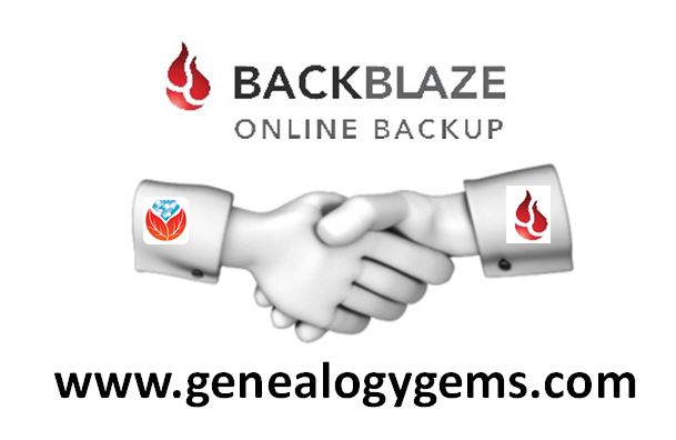 backblaze genealogy gems