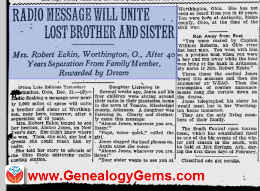 Technology United These Long-Lost Siblings 90 Years Ago!