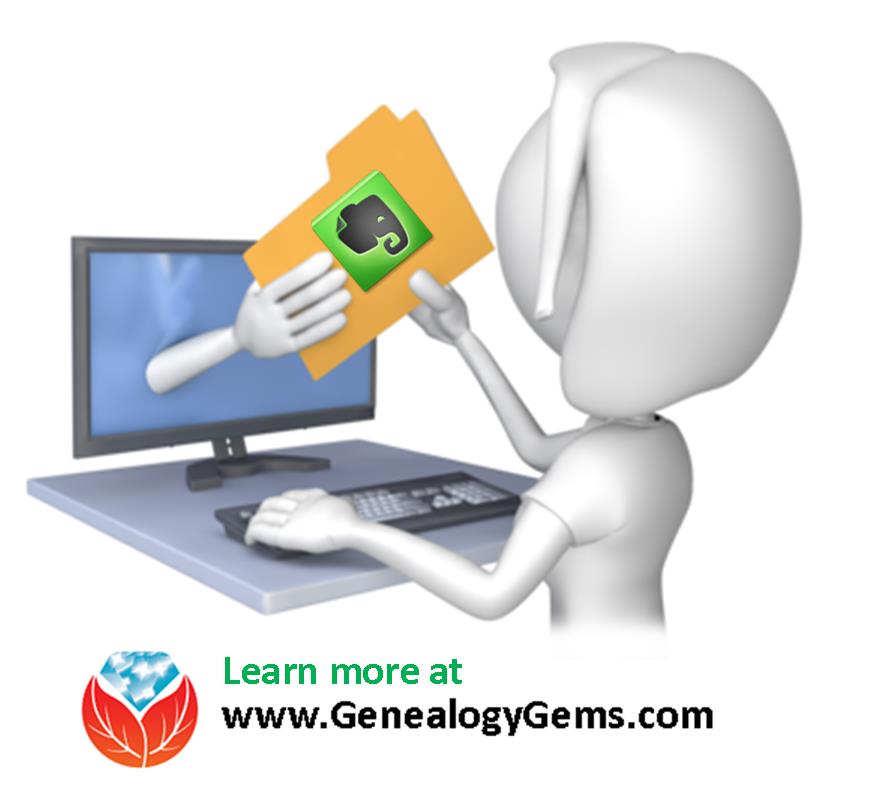 Use Evernote for Genealogy Computer file