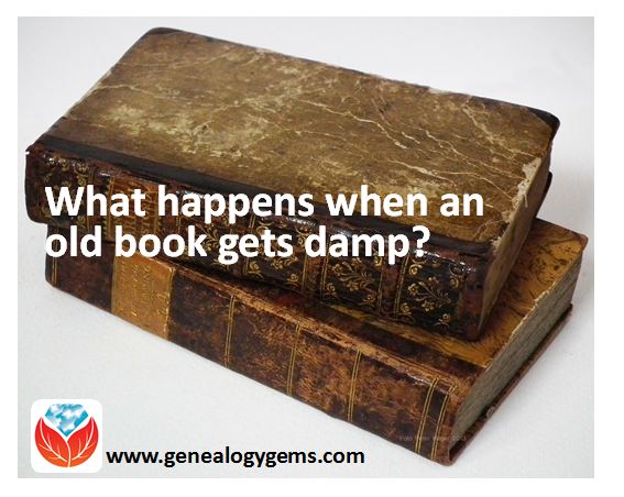 book gets damp