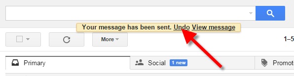 unsend email in Gmail