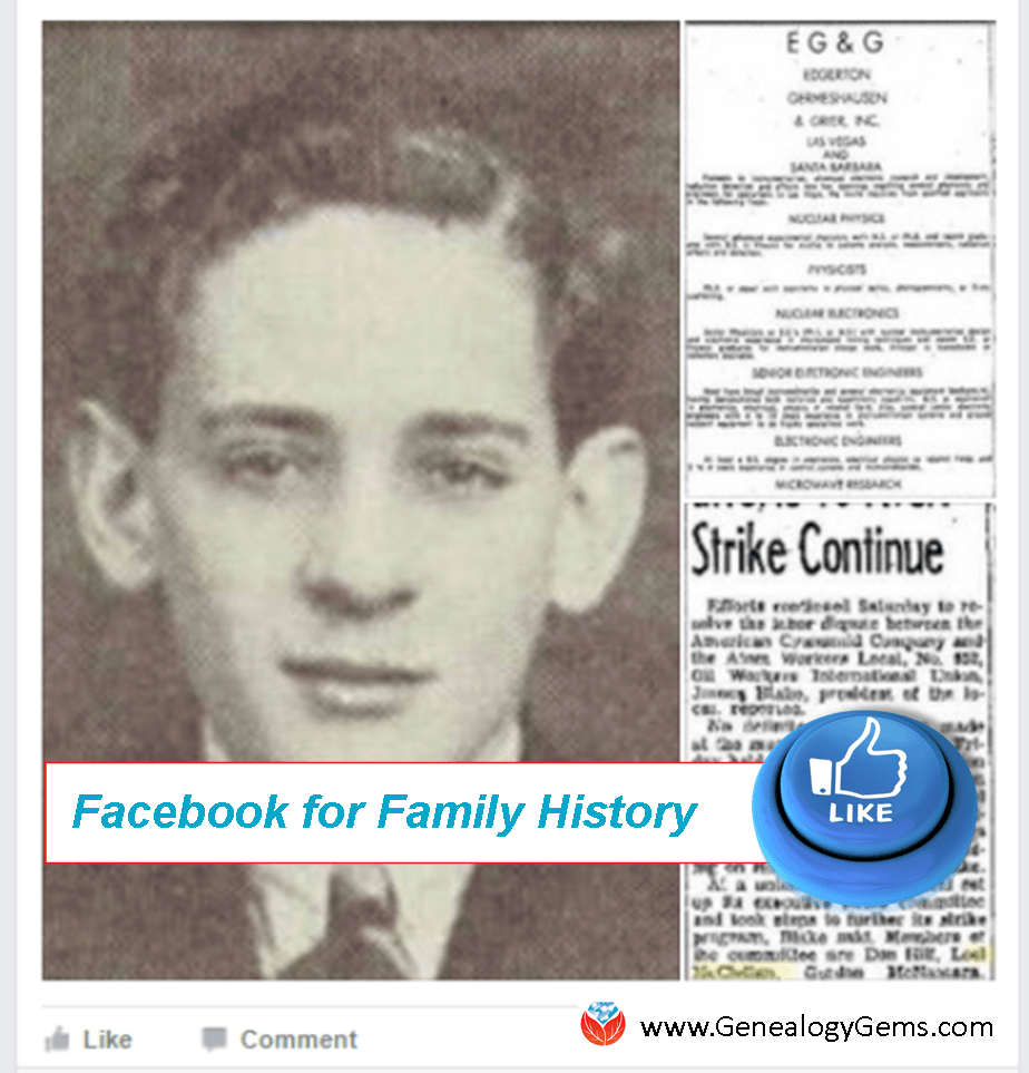 facebook family history crowdsource memories