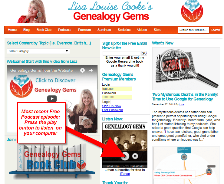genealogy gems podcast how to 1