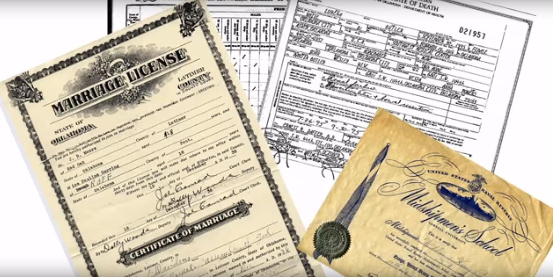 family history video documents applying to lineage societies