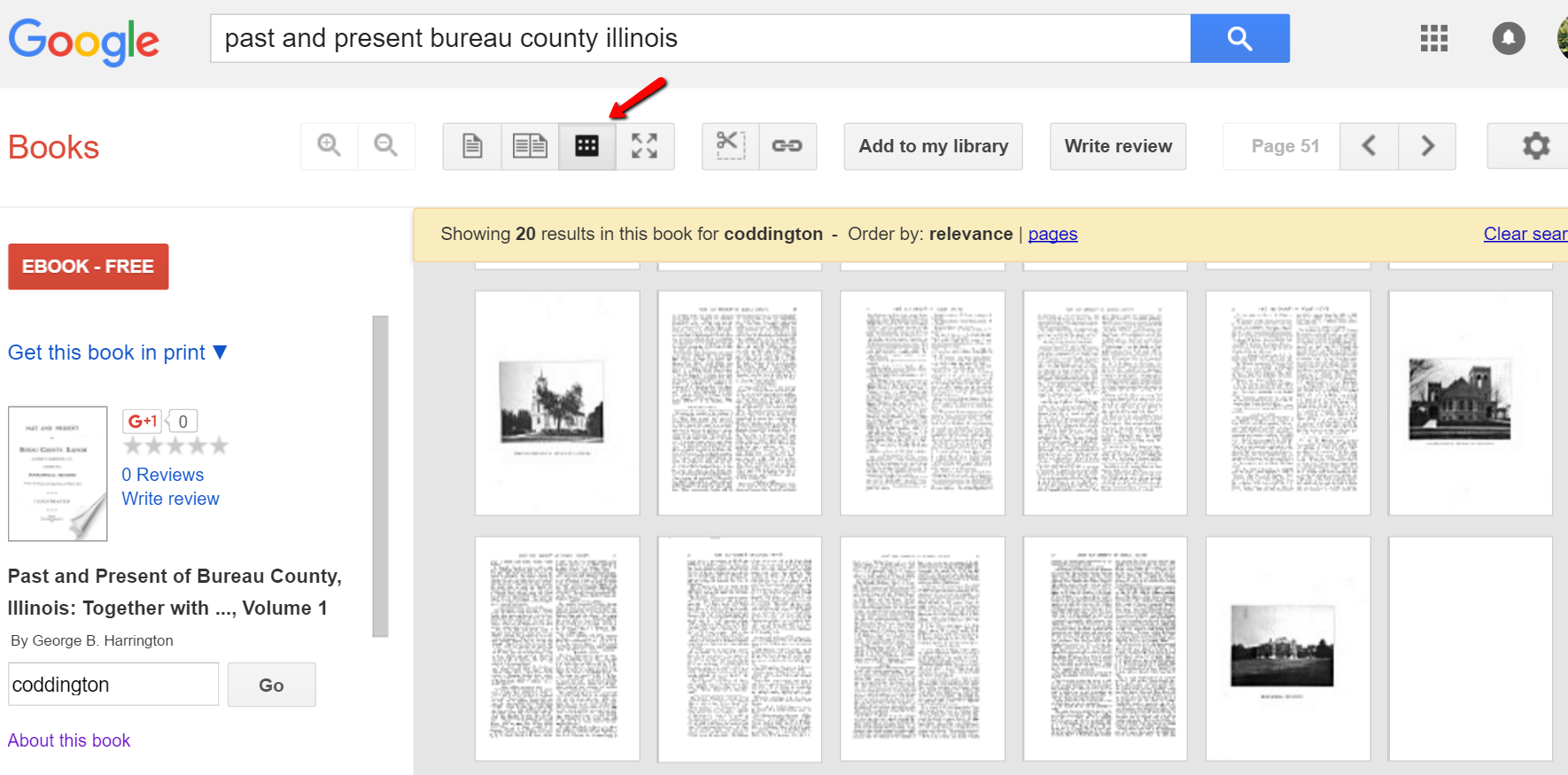 Google books image search icon