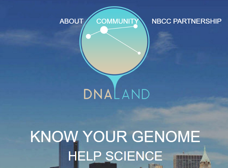 Raw DNA data at DNA Land