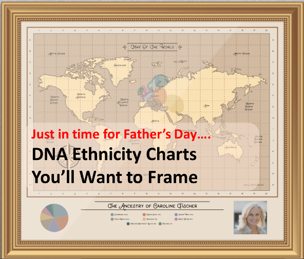 DNA ethnicity chart