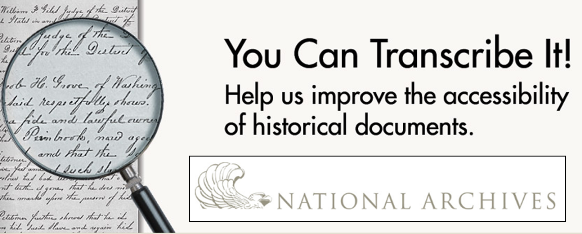 National Archives Citizen Archivist