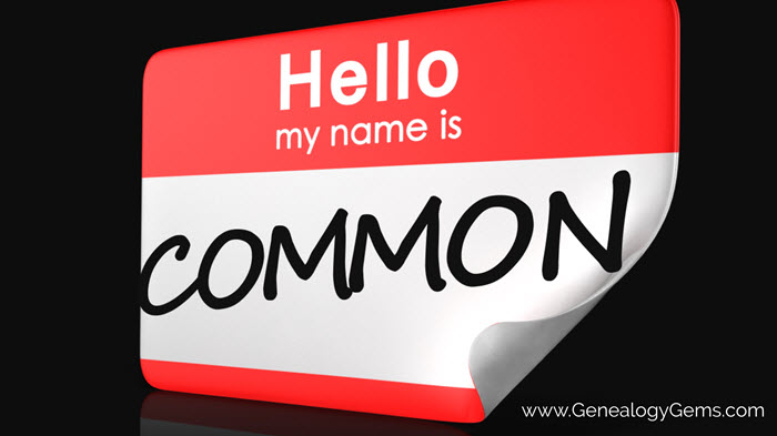 common surnames