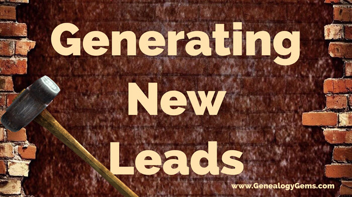 bust genealogy brick wall with new leads