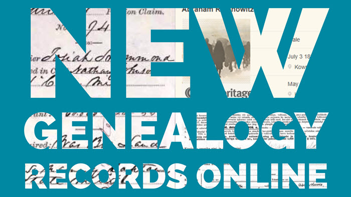 new genealogy records online