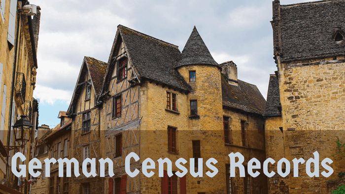 German Census Records DO Exist
