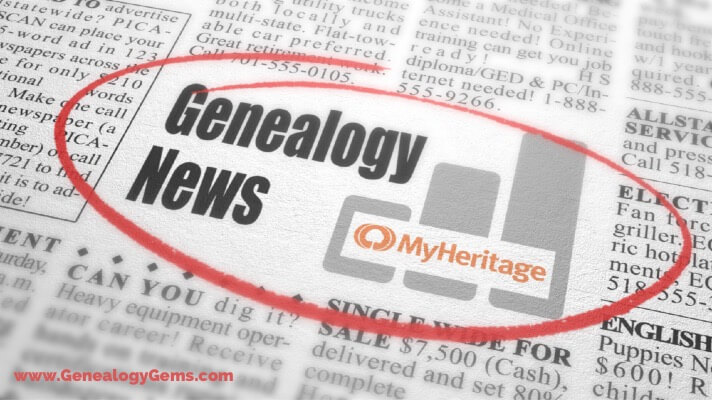 MyHeritage News: Pedigree View, End of WorldVitalRecords
