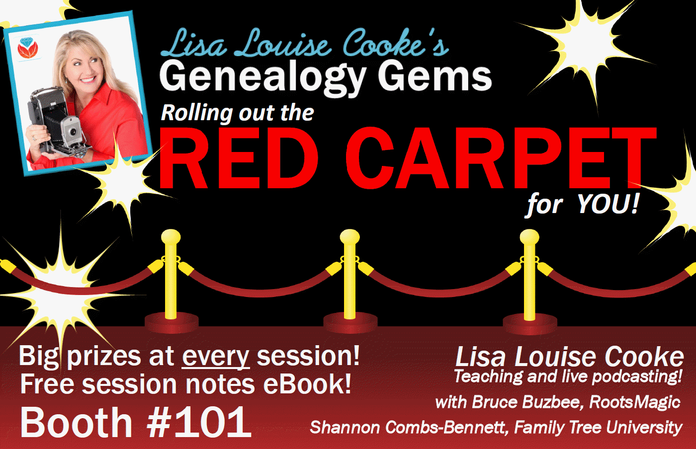 Booth 101 Genealogy Gems at FGS 2018