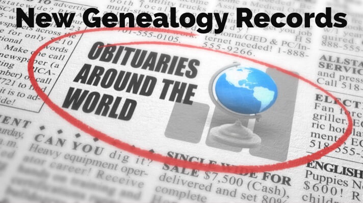 Millions of Obituaries from Around the World