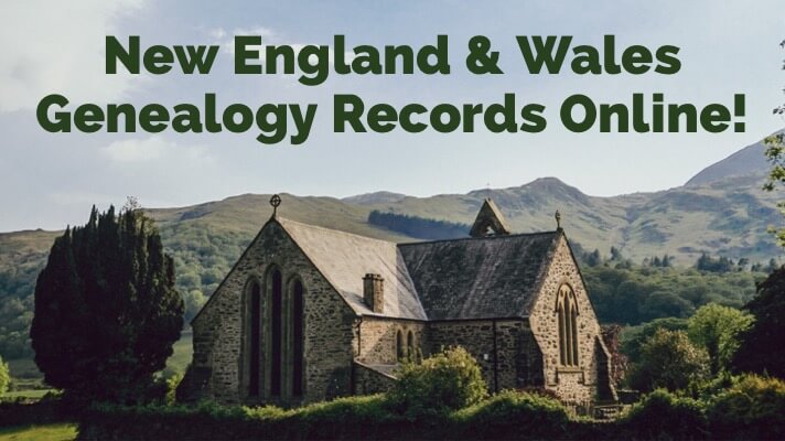 New Genealogical Records Online Featuring England & Wales