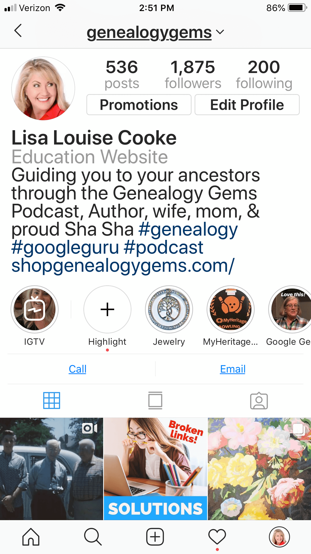 Genealogy Gems on Instagram