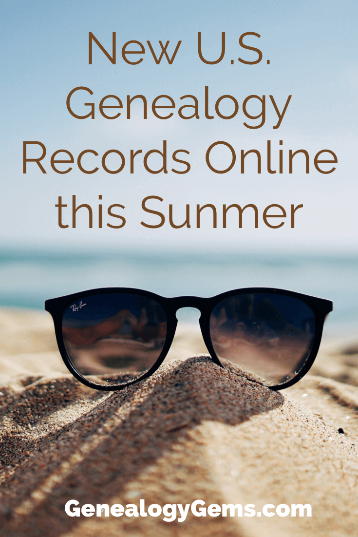 US Genealogy Records new this summer