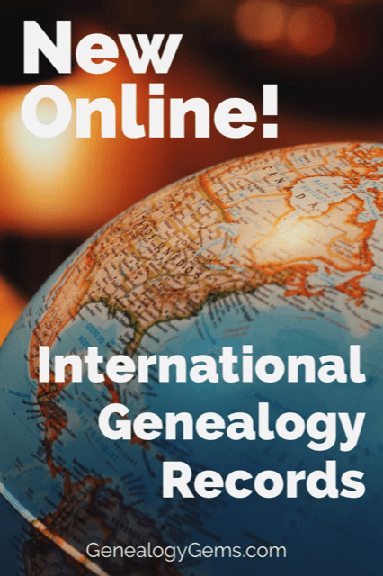 international genealogy records