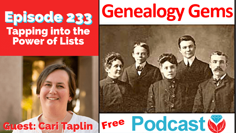 Genealogy Gems Podcast Episode 233