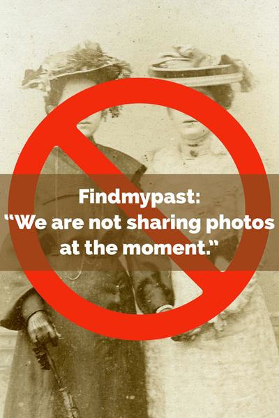 findmypast not photo sharing