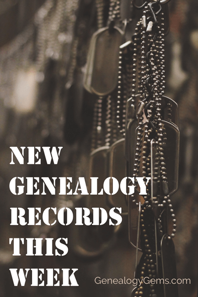 new genealogy records military