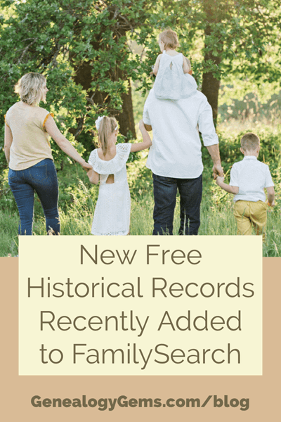 familysearch genealogy records