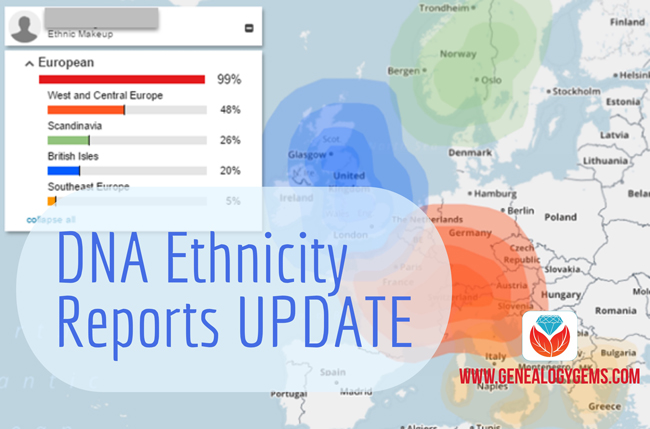 Family Tree DNA Ethnicity Report Gets an Update