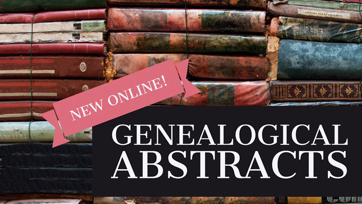 New Records Include Irish Genealogical Abstracts