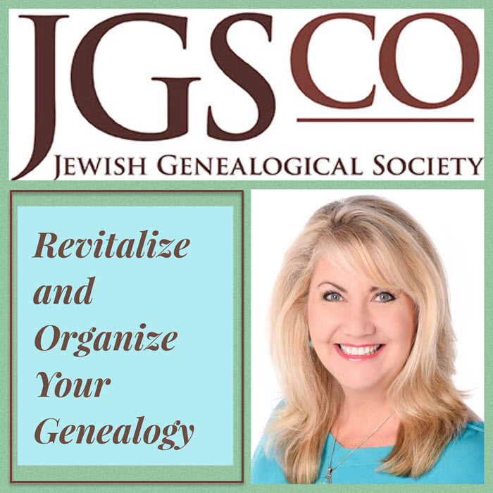 Revitalize and Organize Your Genealogy: Colorado All-day Seminar with Lisa Louise Cooke